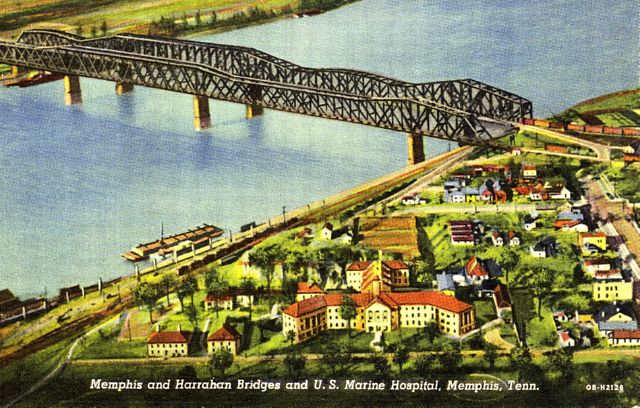 Memphis and Harrahan Bridges and U. S. Marine Hospital, Memphis, Tenn.
